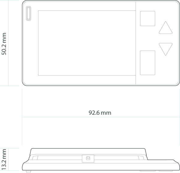 Sepioo Label D2.7B Mit 4 Buttons Rahmenfarbe Anthrazit | PDI Sepioo ...