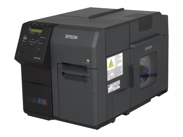 Epson ColorWorks C7500, Cutter, Display, USB, Ethernet, black