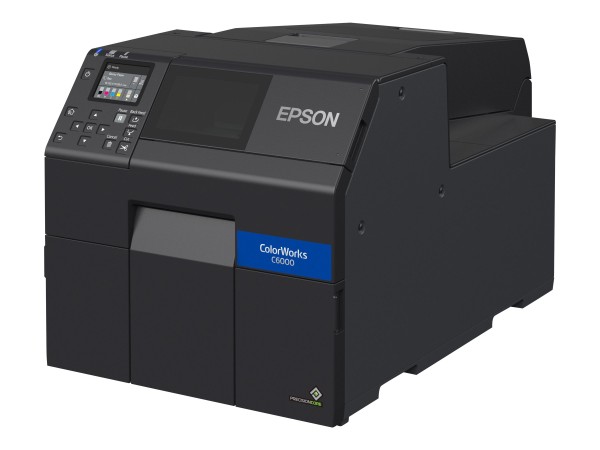 Epson ColorWorks CW-C6000Ae, Cutter, Display, USB, Ethernet, schwarz