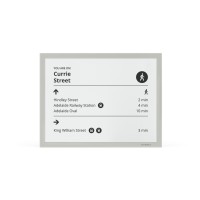 Visionect 13" E-Ink Slate Gray – Premium Digital Signage im edlen Aluminiumgehäuse