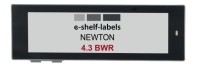 NEWTON 4.3'' Label BWR (B-Ware) – E-Ink Display, schwarz, IP67-zertifiziert