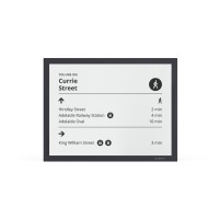 Visionect 13" E-Ink Display Black – Premium Digital Signage im edlen Aluminiumgehäuse