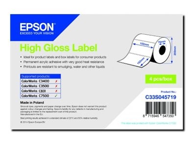 Epson - Hochglänzend - 102 x 152 mm 800 Etikett(en) (1 Rolle(n) - C33S045719