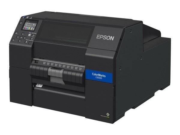 Epson ColorWorks CW-C6500Pe (mk), Peeler, Display, USB, Ethernet, schwarz